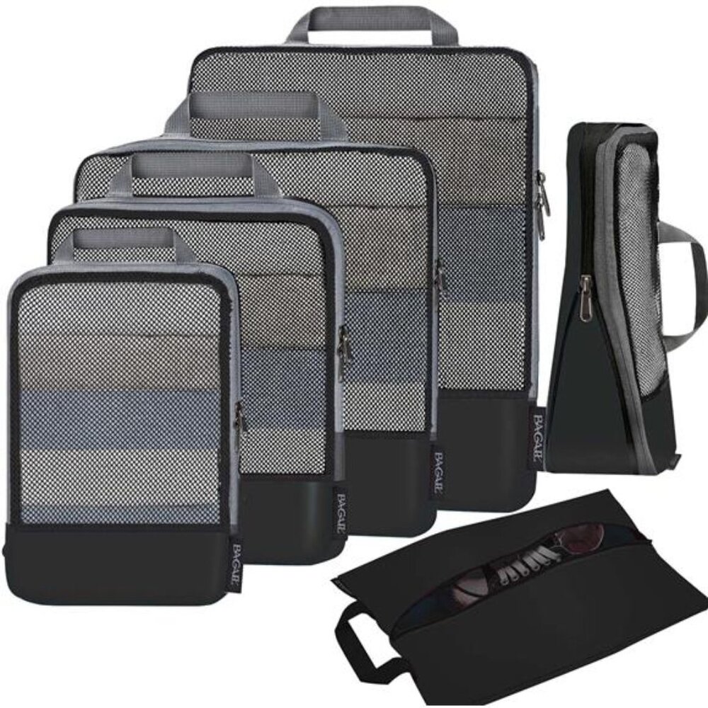 4 Set/6 Set/8 Set Compression Packing Cubes Travel Accessories